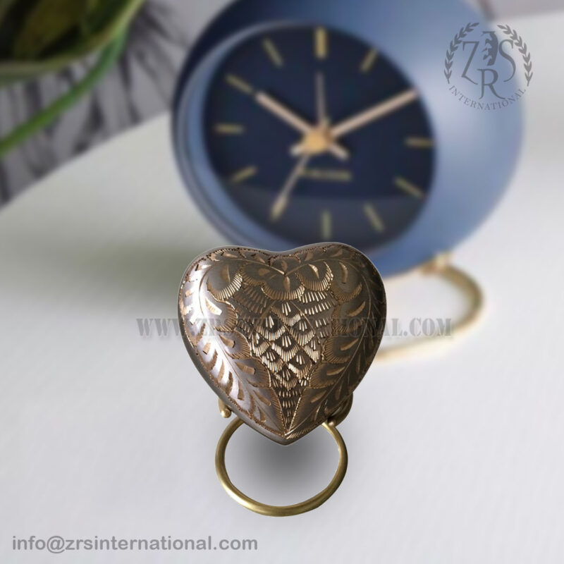 Heart Urns for Human Ashes - Small Urn for Ashes for Women & Men with Stand - Mini Urn Heart Shaped Keepsake