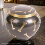 Custom Pet Urn by Beautiful Life Urns - Personalized, Small, Slate/Gold