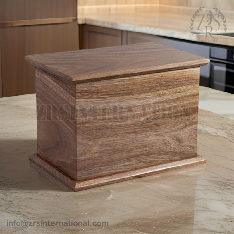 Cremation Urn Box for Human Ashes, Burial Urns for Adult - Adult Wood Box