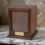 Cremation Urns for Human Ashes Adult Large - Burial Urns - Wooden Urn Box